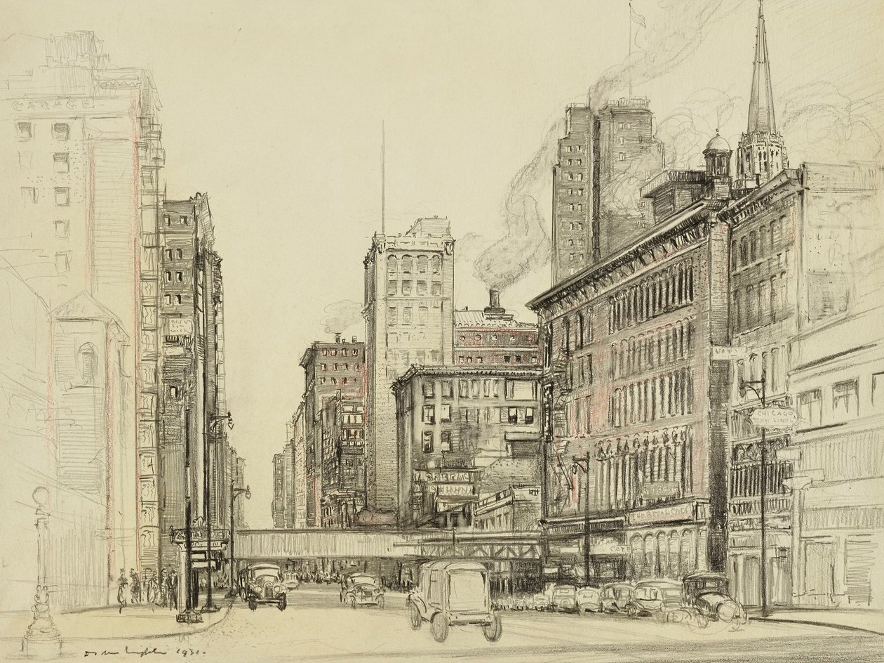 Chicago, North Dearborn Street tekijältä Donald Shaw MacLaughlan