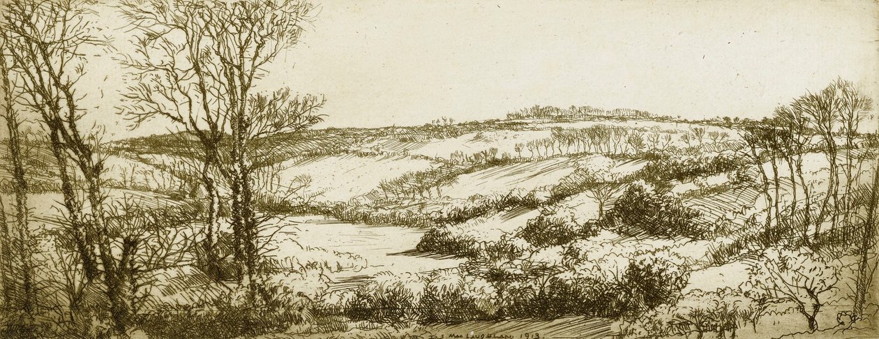 Cornish Landscape ei. 1 tekijältä Donald Shaw MacLaughlan