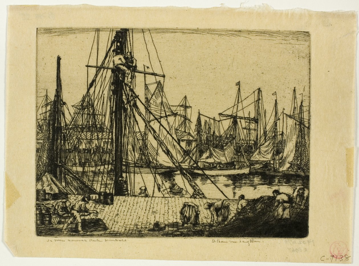 Kalastusveneet, Boulogne-sur-Mer tekijältä Donald Shaw MacLaughlan