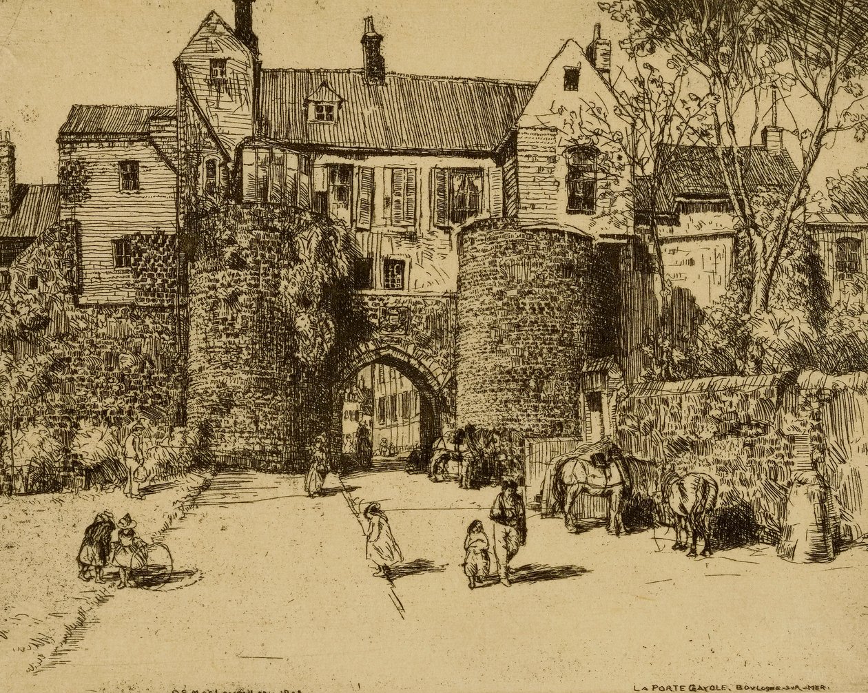 La Porte Gayole, Boulogne-sur-Mer tekijältä Donald Shaw MacLaughlan