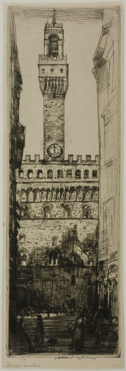 Palazzo Vecchio, Florència finlandesa tekijältä Donald Shaw MacLaughlan