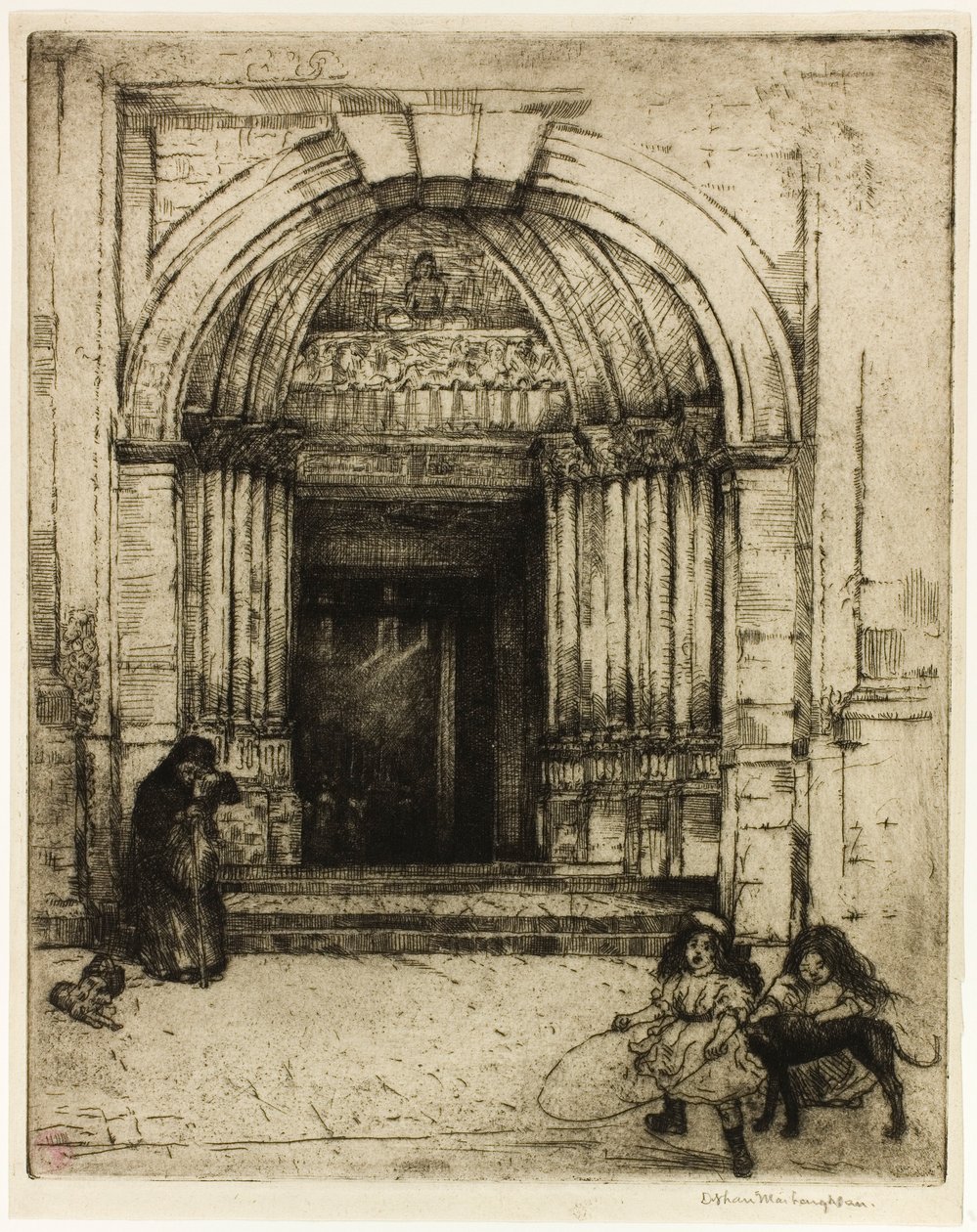 St. Germain-des-Presin portaali tekijältä Donald Shaw MacLaughlan