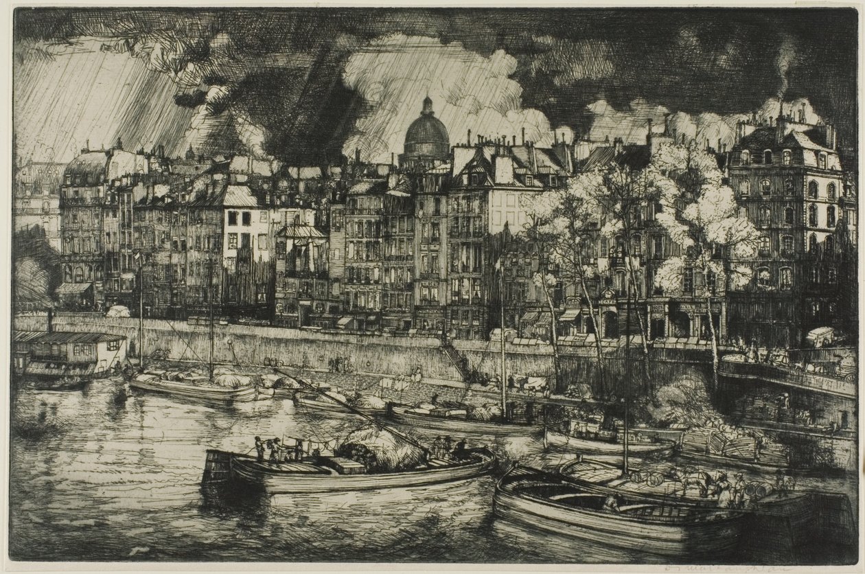 Quai des Grands Augustins, Pariisi tekijältä Donald Shaw MacLaughlan