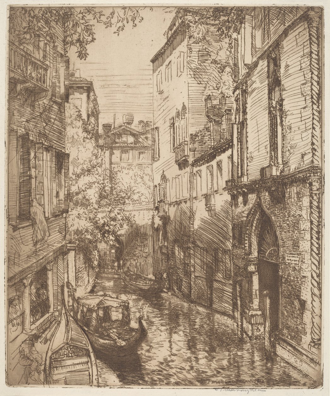 Rio delle Verona, Venetsia tekijältä Donald Shaw MacLaughlan