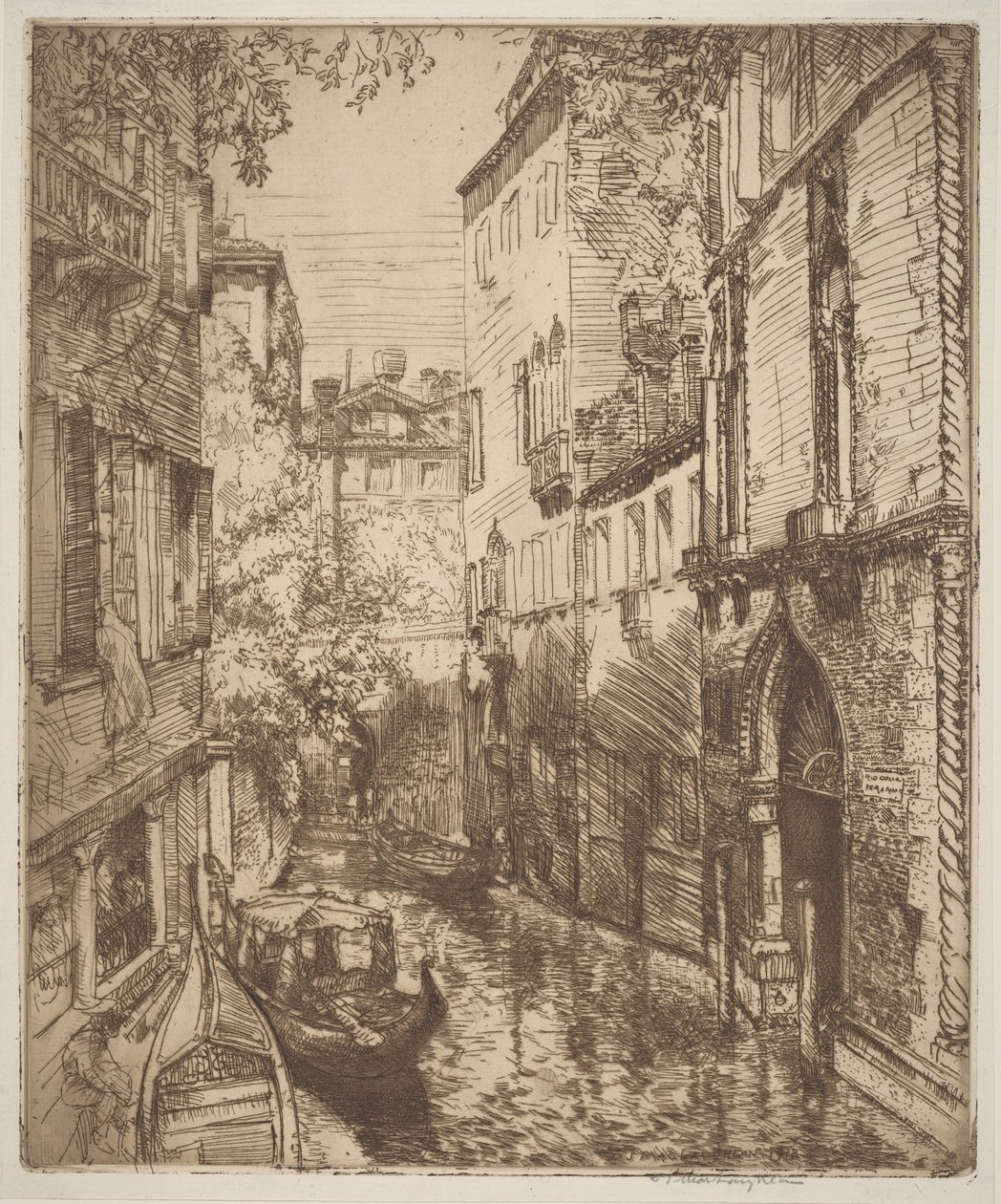Rio delle Verona, Venetsia tekijältä Donald Shaw MacLaughlan