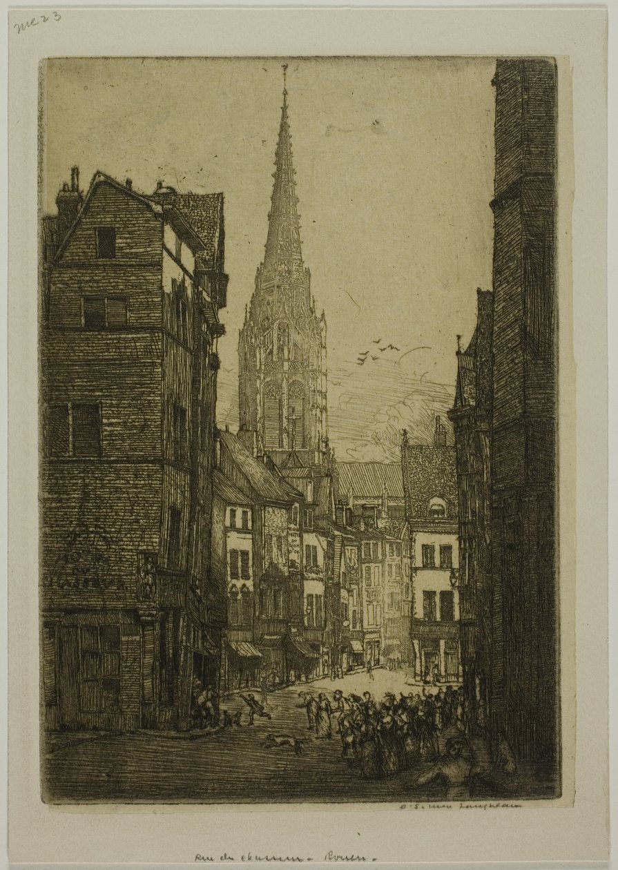 Rue du Chasseur, Rouen tekijältä Donald Shaw MacLaughlan