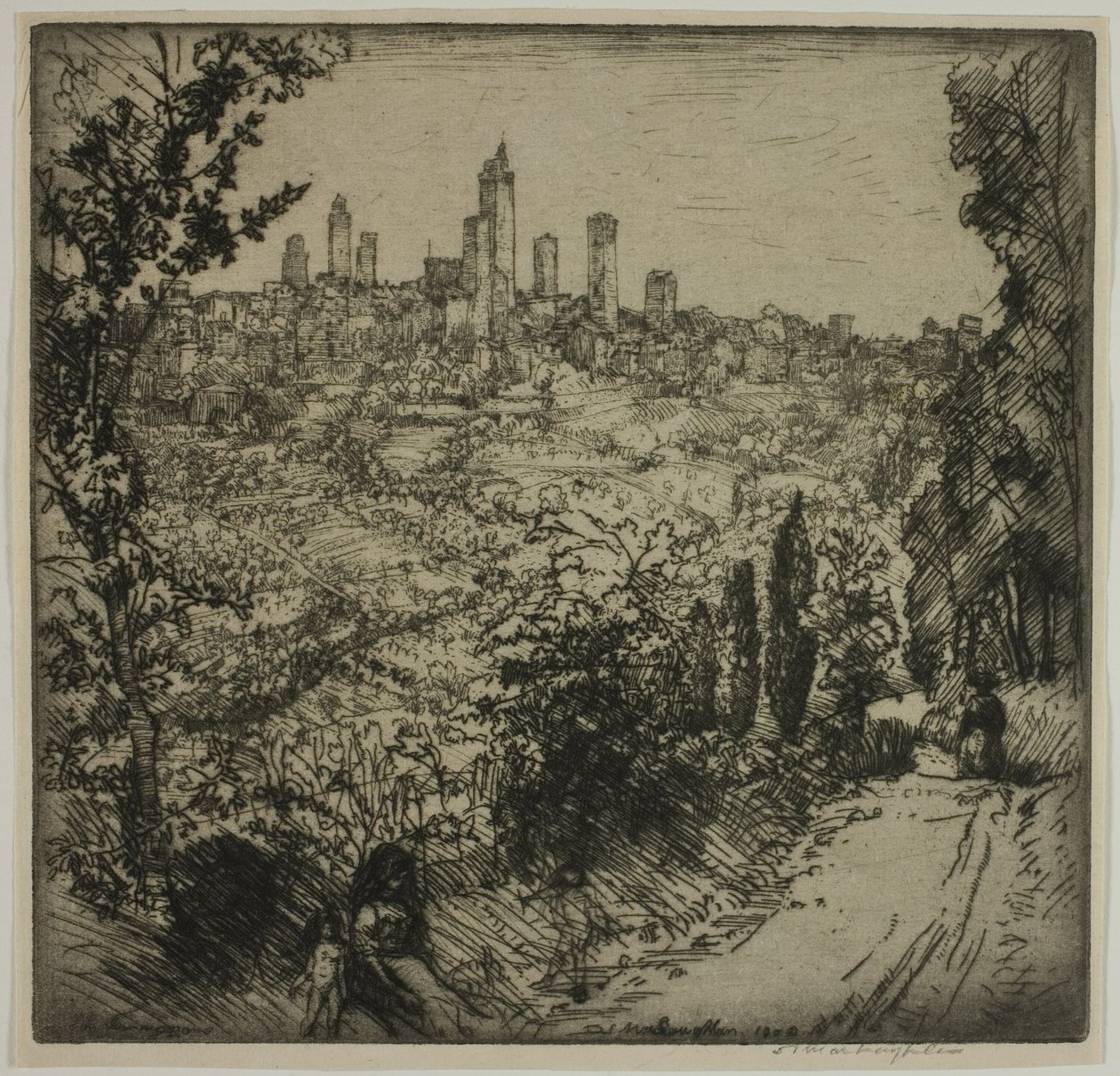 Pyhä Gimignano tekijältä Donald Shaw MacLaughlan
