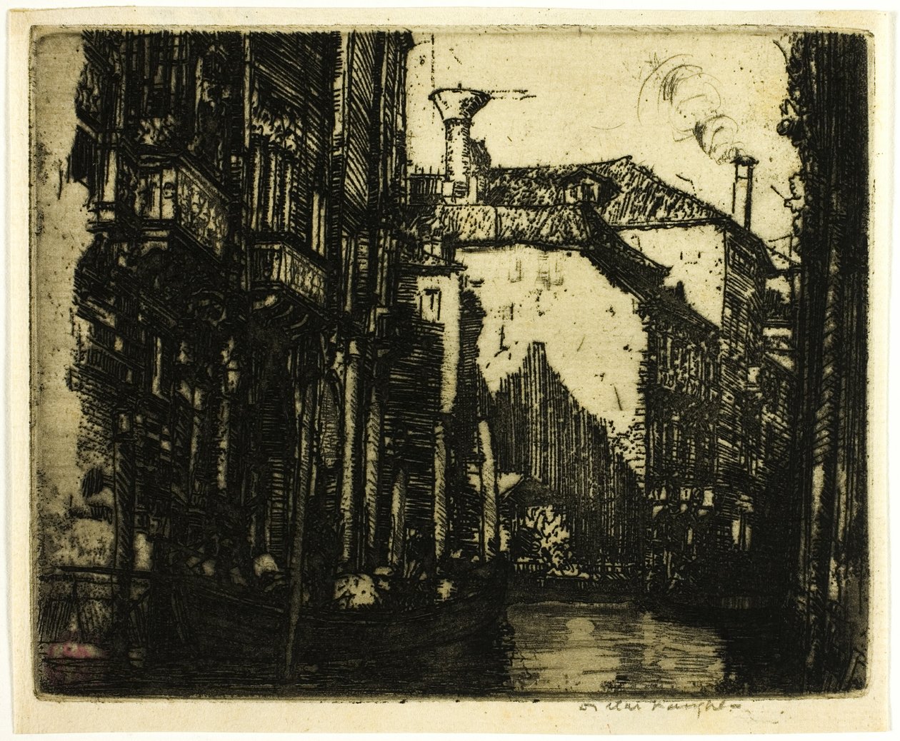Dark Canal, Venetsia tekijältä Donald Shaw MacLaughlan