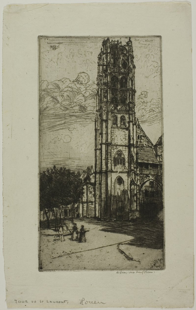 Tour St. Laurent, Rouen tekijältä Donald Shaw MacLaughlan