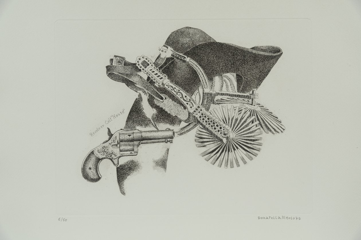 Colt Revolveri "House", 1977 (kaiverrus) tekijältä Donatella Merlo