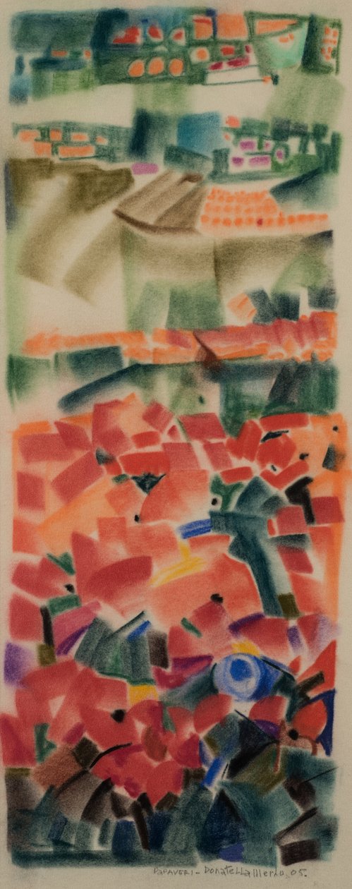 Unikot, 2005 (pastelli samettipaperille) tekijältä Donatella Merlo