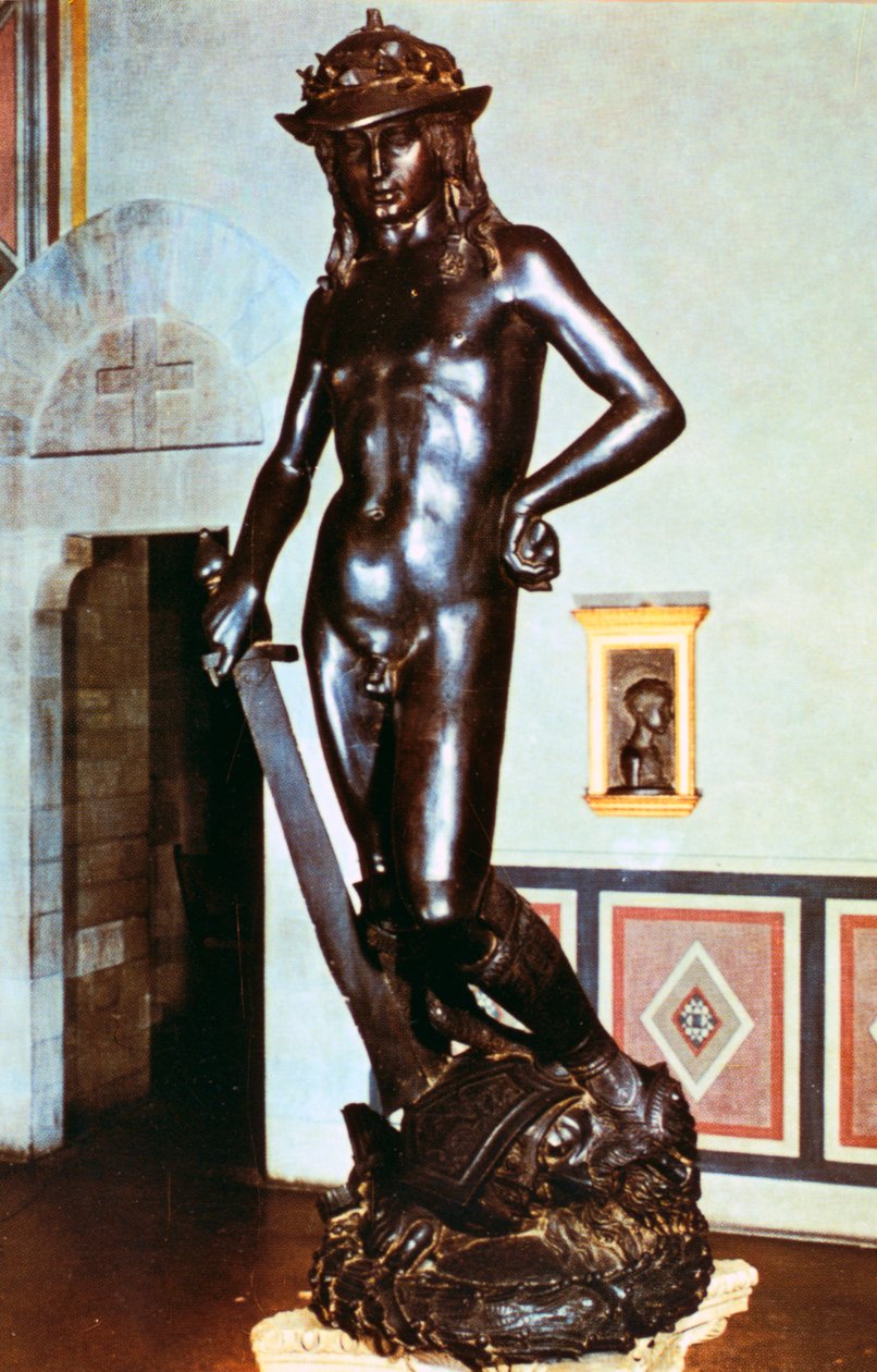 Daavidin pronssinen patsas, 1430-1440 tekijältä Donatello