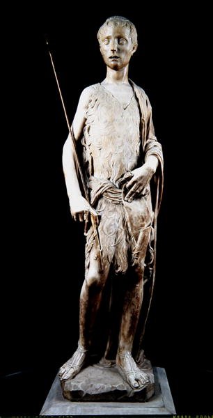 Pyhä Johannes Kastaja (marmori) tekijältä Donatello