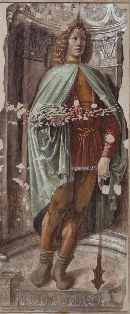 Mies nuijalla Mies nuijalla, n. 1487-1488 tekijältä Donato Bramante