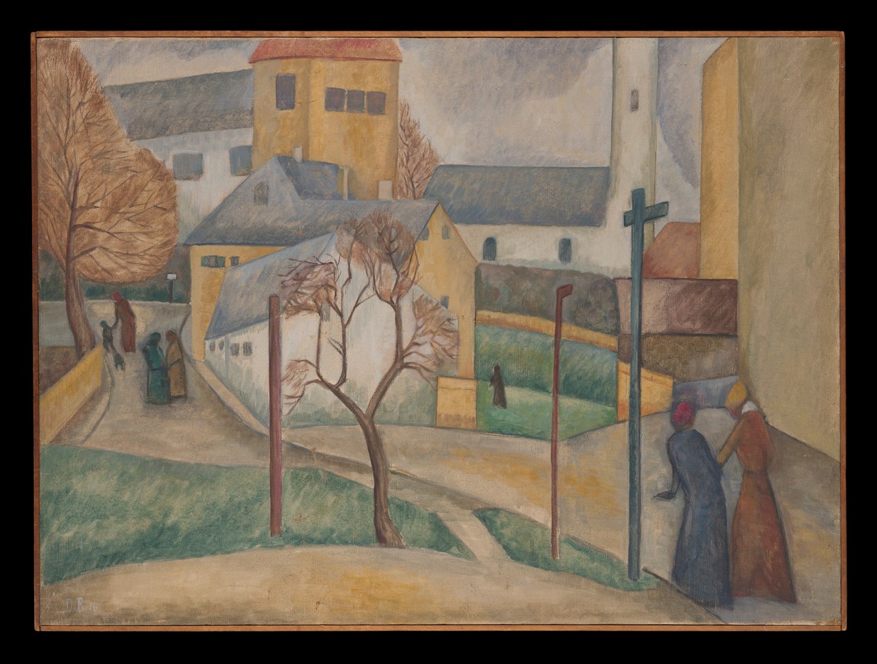 Village Street (joskus) Talvi tekijältä Dora Bromberger