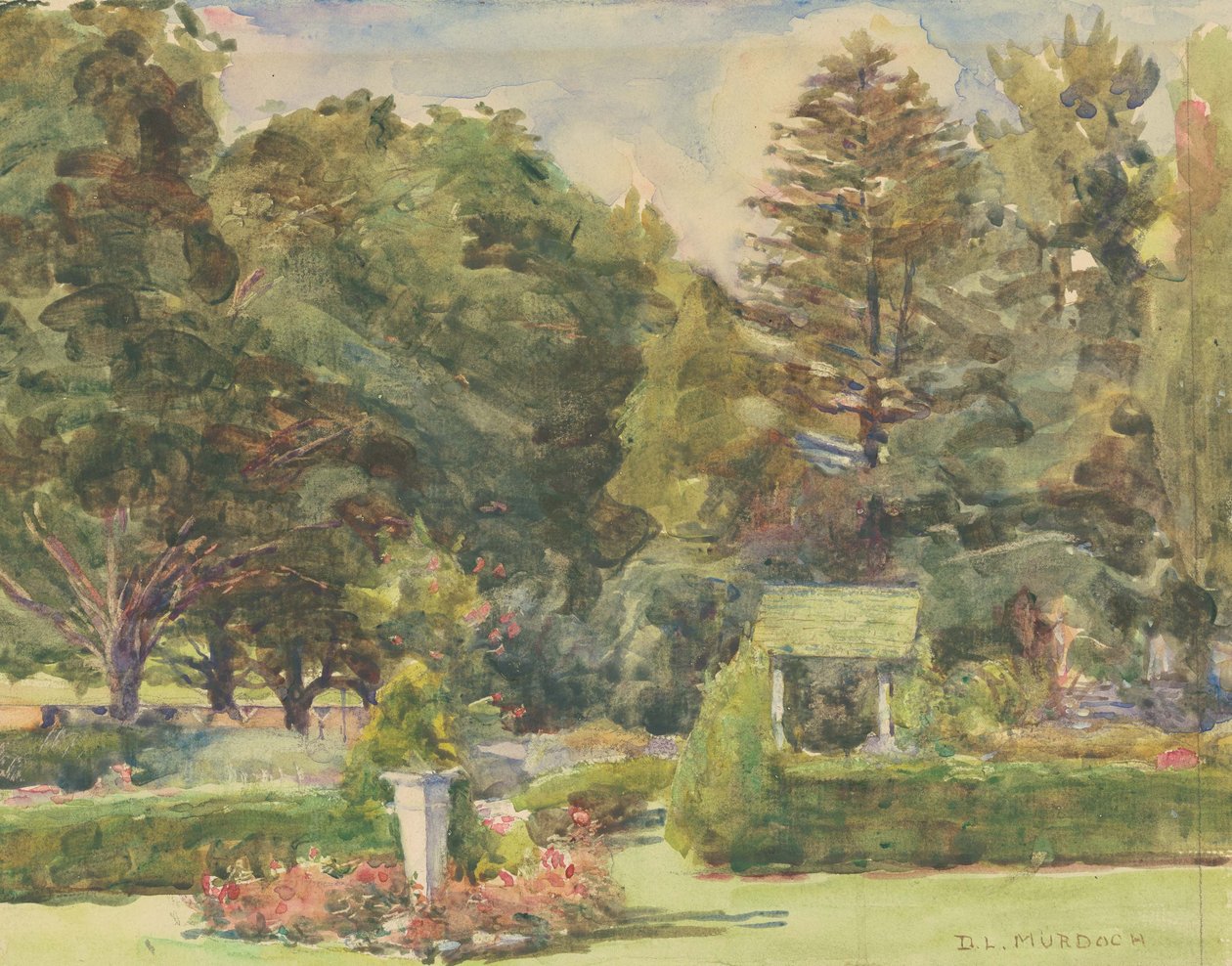 Parmelee Garden, noin 1920 tekijältä Dora Louise Murdoch