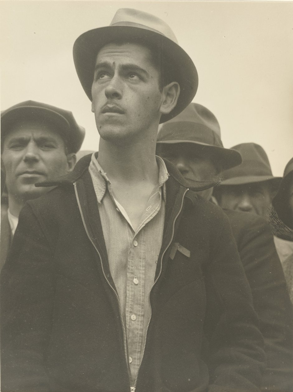 Katutapaaminen, San Francisco / "Täällä demokratia selviää" / "Mitä on edessä" tekijältä Dorothea Lange