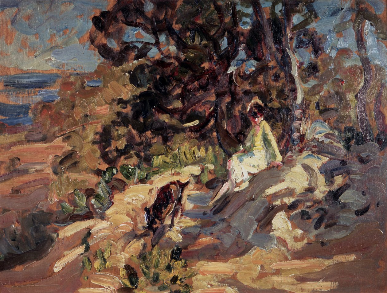Lepo (öljy kankaalle) tekijältä Dorothea Sharp