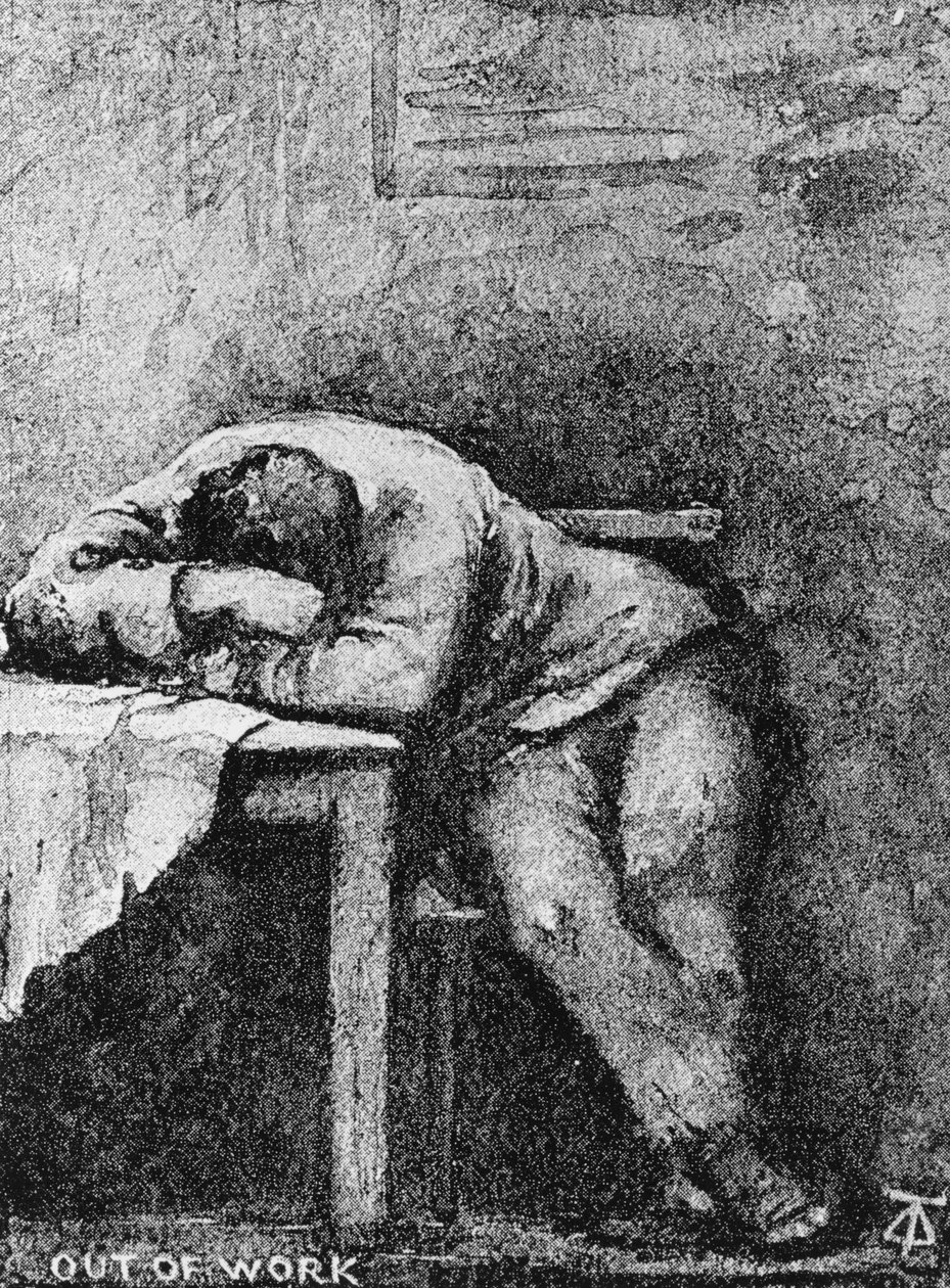 Työtön, 1890 tekijältä Dorothy Stanley