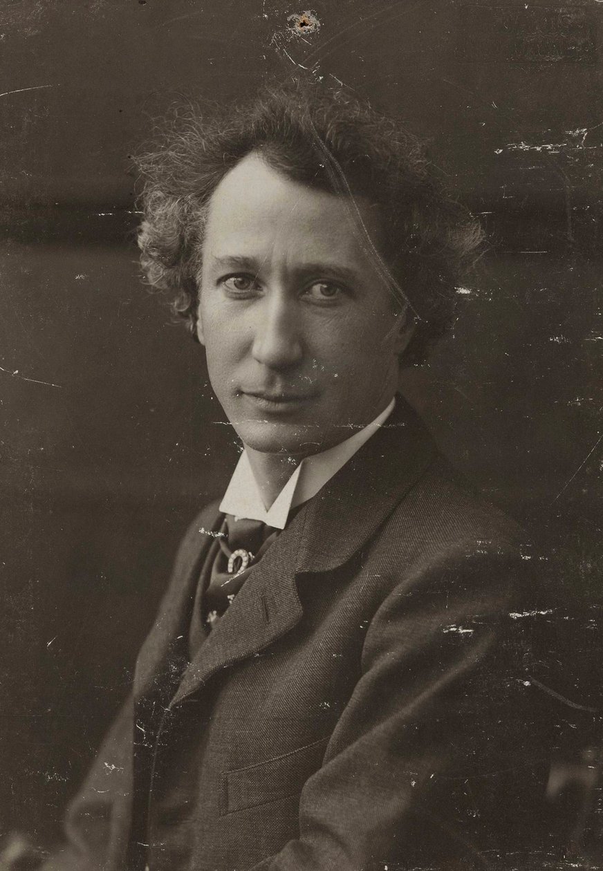 Pianisti ja säveltäjä Emil von Sauerin muotokuva 1862-1942 n. 1905. tekijältä Dortmund . Photo studio Neuhaus