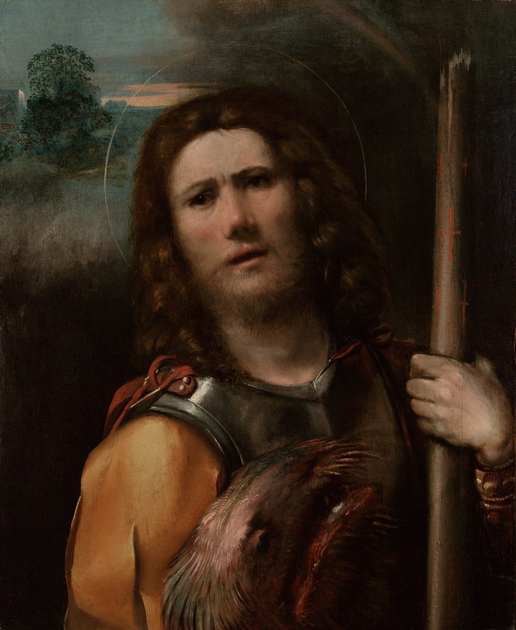 Saint George tekijältä Dosso Dossi (Giovanni di Niccolò de Lutero)
