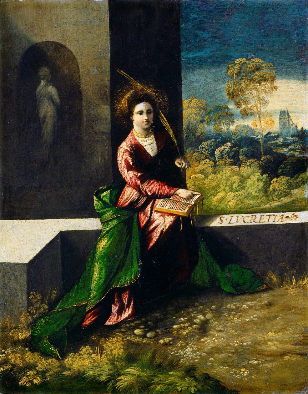 Santa Lucrècia, c. 1520. finlandès tekijältä Dosso Dossi