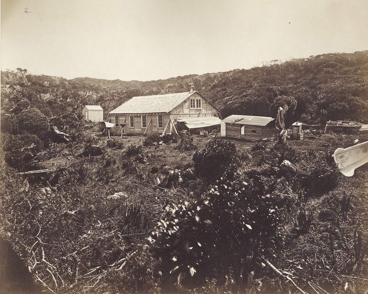The German Transit of Venus Expedition, Auckland Islands, 1874-75 (albumiprintti) tekijältä Dr. Guido Wolfram