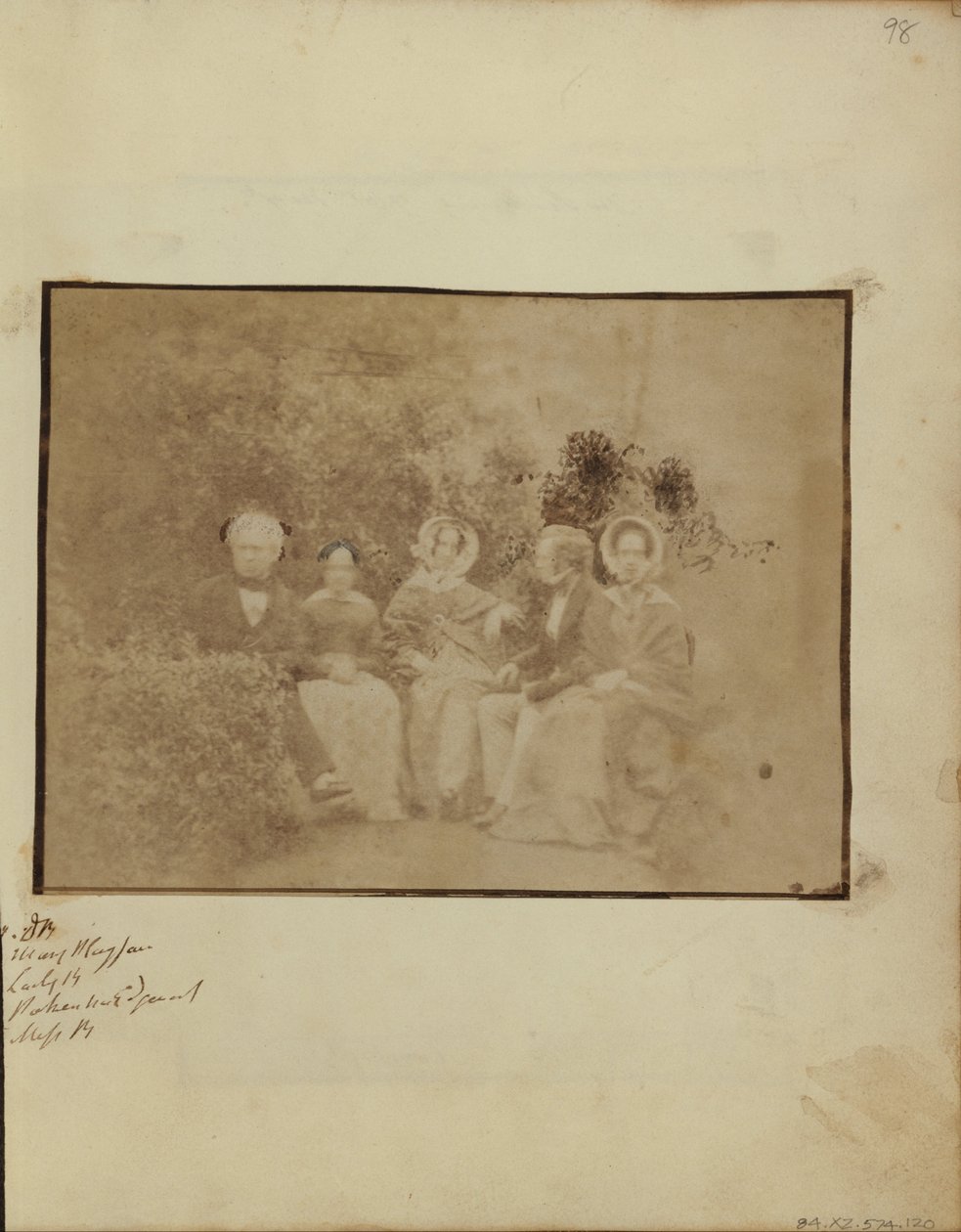 Sir David Brewster ja neiti Mary Playfair, Lady Brewster, herra Pakenham Edgeworth ja neiti Brewster. tekijältä Dr. John Adamson