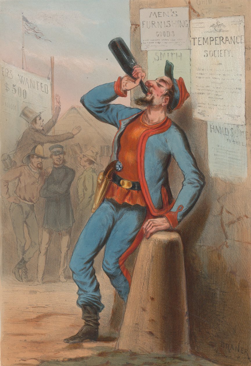 Yhdysvallat 1865 – New York Fire-Brigade Zouaves, 1865. tekijältä Draner