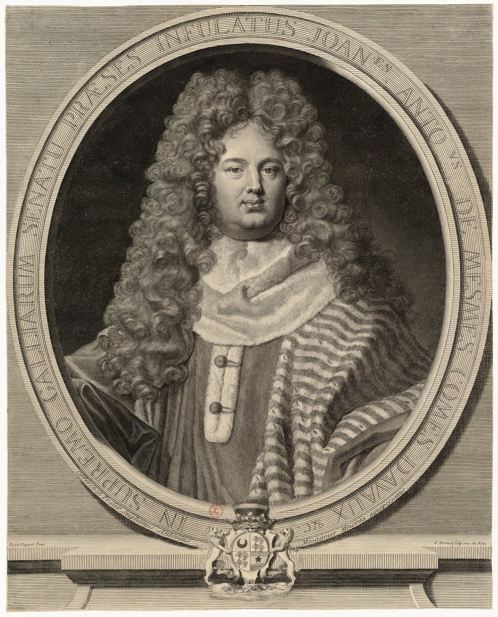 Jean-Antoine de Mesmesin muotokuva tekijältä Drevet Hyacinthe Rigaud pinxit