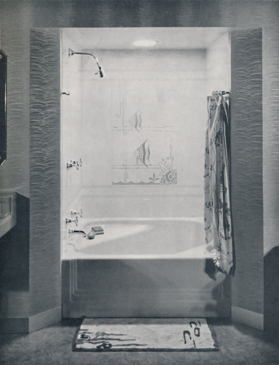 Uusi nelijalkainen Neo-Angle Bath, 1935 tekijältä Drix Duryea