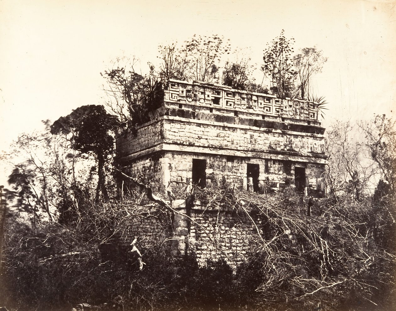 Vankila, Chichen-Itza, 1857-89. tekijältä Désiré Charnay