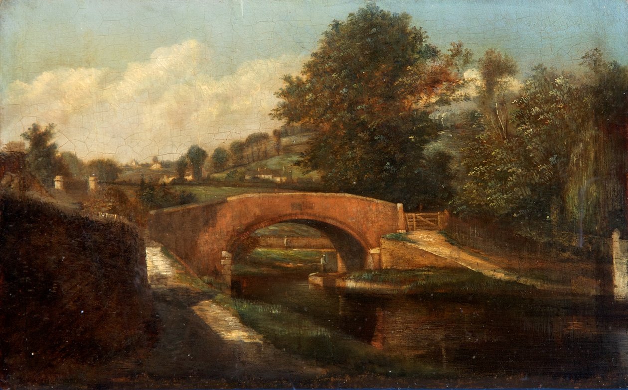Canal Bridge, Brimscombe, Gloucestershire tekijältä Désiré Delaplace Gérardin