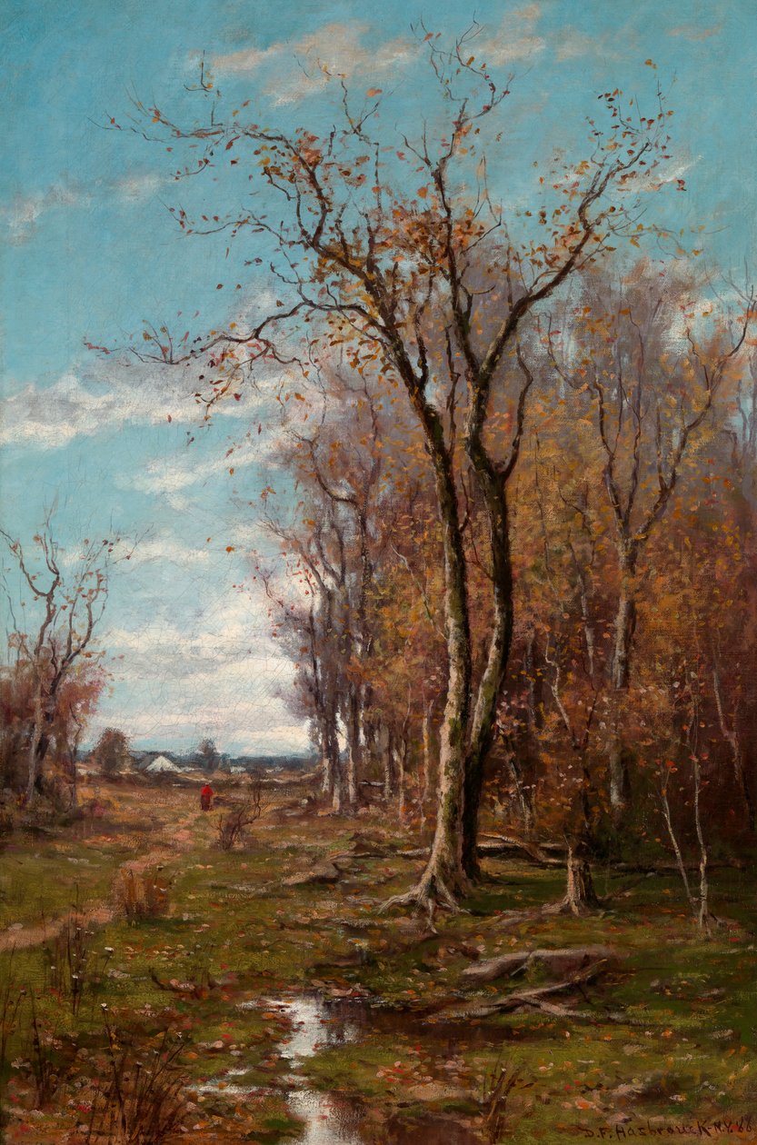 Syksyinen maisema, 1886. tekijältä Du Bois Fenelon Hasbrouck