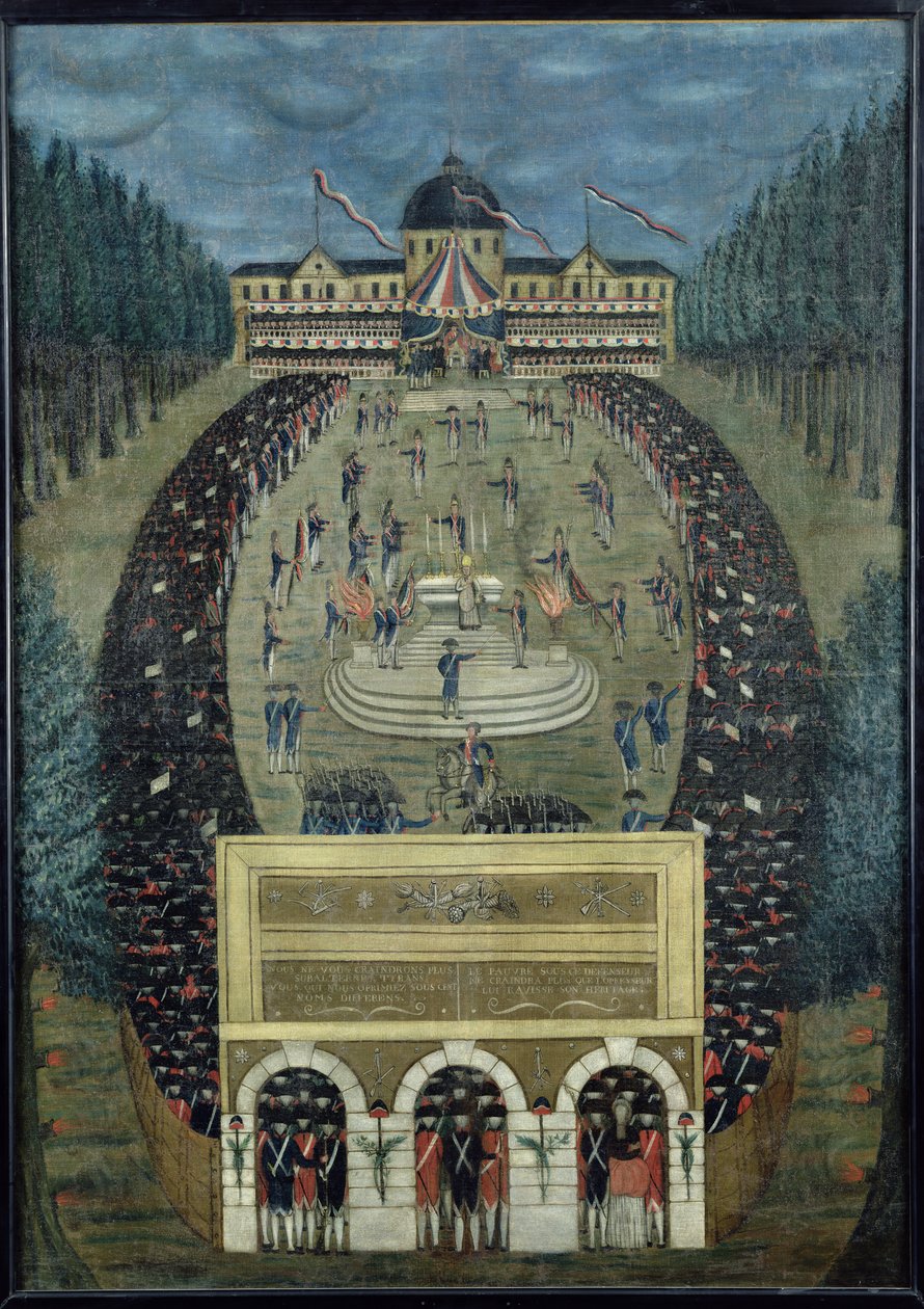 Fete de la Federation, 14. heinäkuuta 1790 tekijältä Dubois