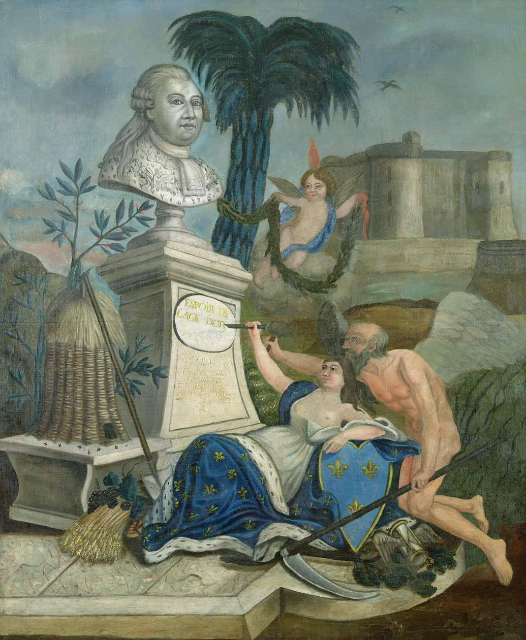 Pagluwalhati kay Louis XVI, Ama ng Pranses, 1789 finn tekijältä Dubois