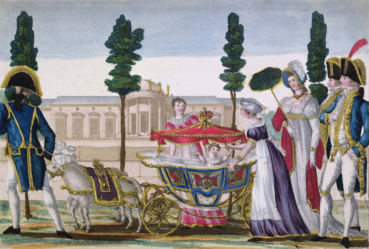 Kävely Rooman kuninkaan (1811-32) kanssa Tuileries