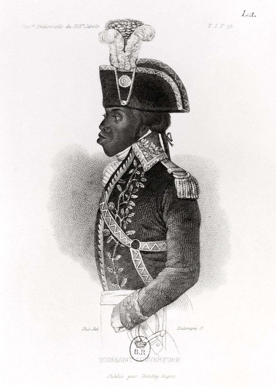 Joseph Julien Guillaume Dulompren (s.1789) kaivertaman Toussaint L