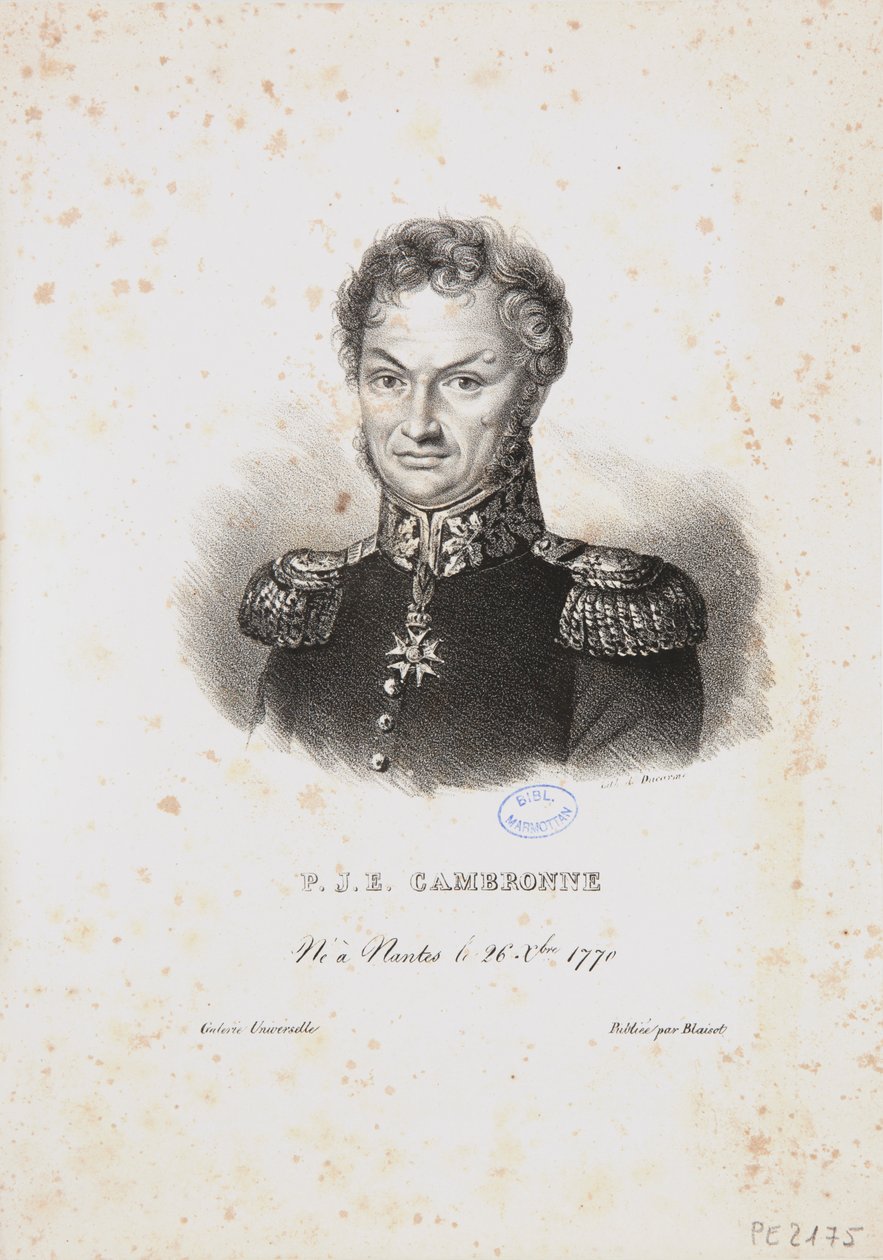 P.J.E. Cambronne, noin 1820 tekijältä Ducarme