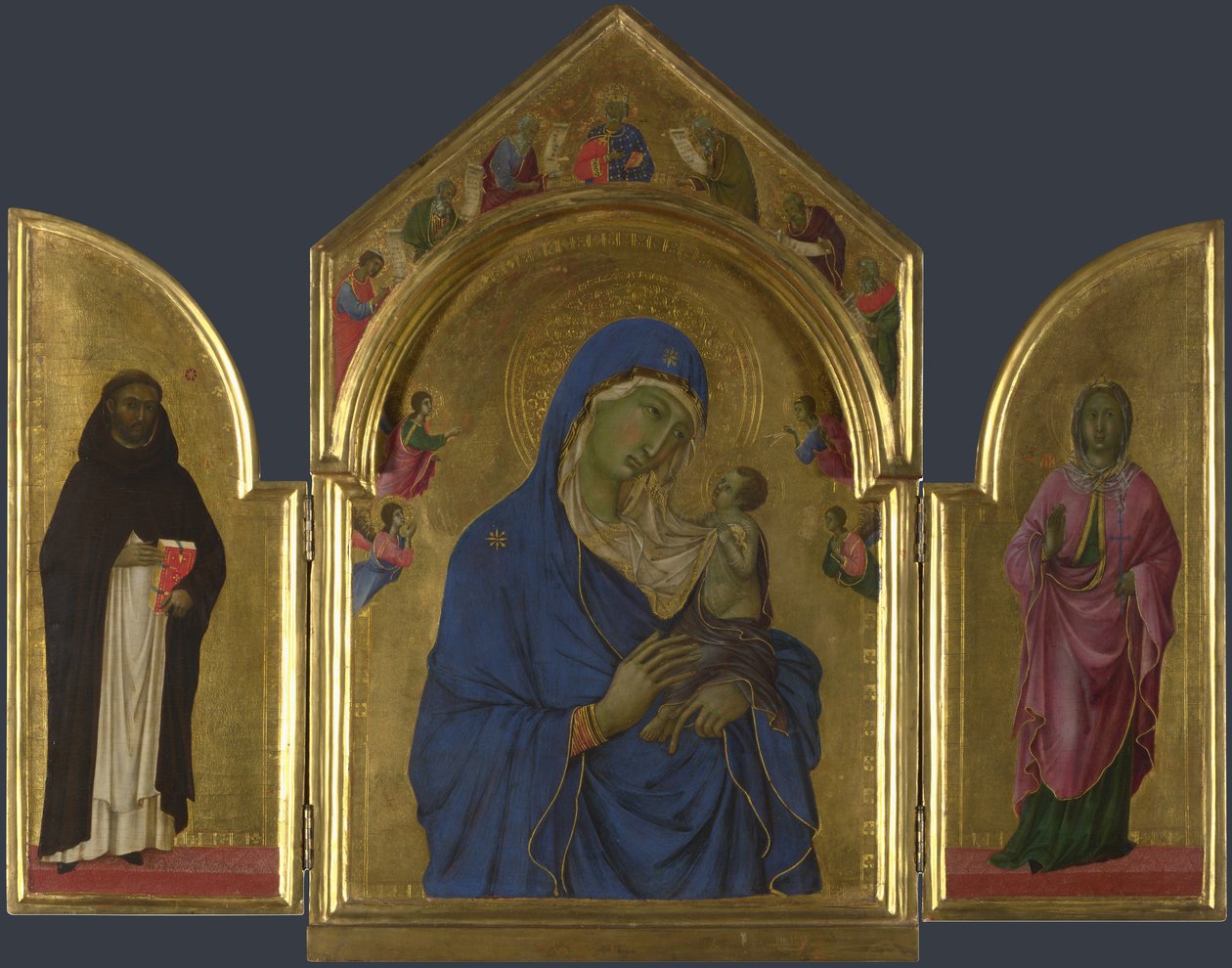 Duccio Lontoon triptyykki tekijältä Duccio di Buoninsegna