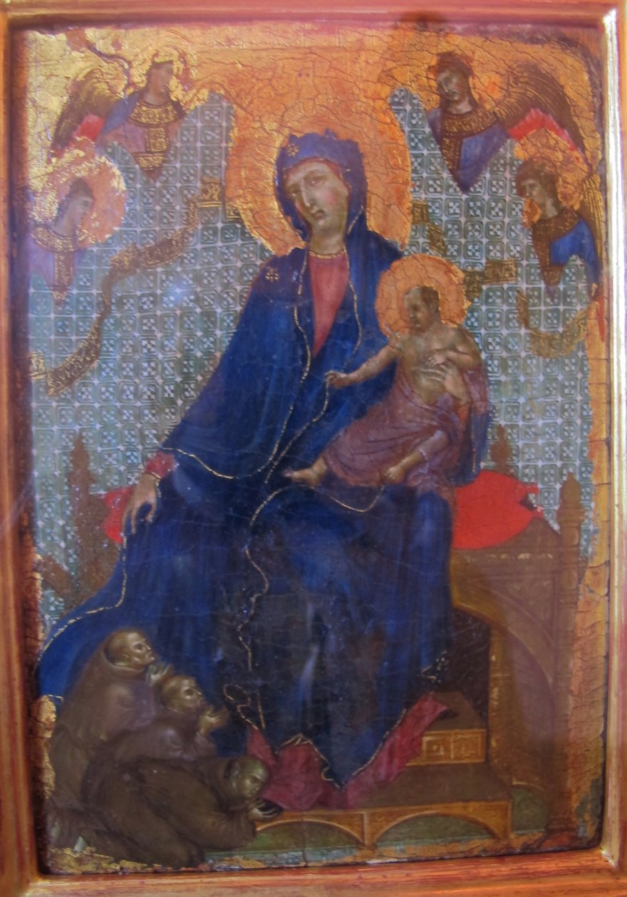 Duccio di buoninsegna, Fransiskaaninen Madonna 02 tekijältä Duccio di Buoninsegna