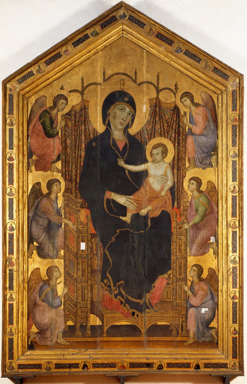Madonna Rucellai (Tempera puulla tekijältä Duccio di Buoninsegna