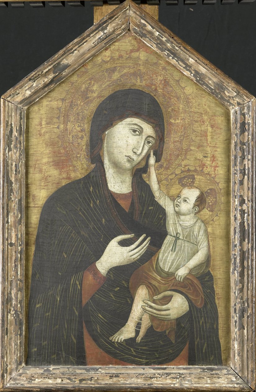 Maria lapsen kanssa tekijältä Duccio di Buoninsigna (copy after)