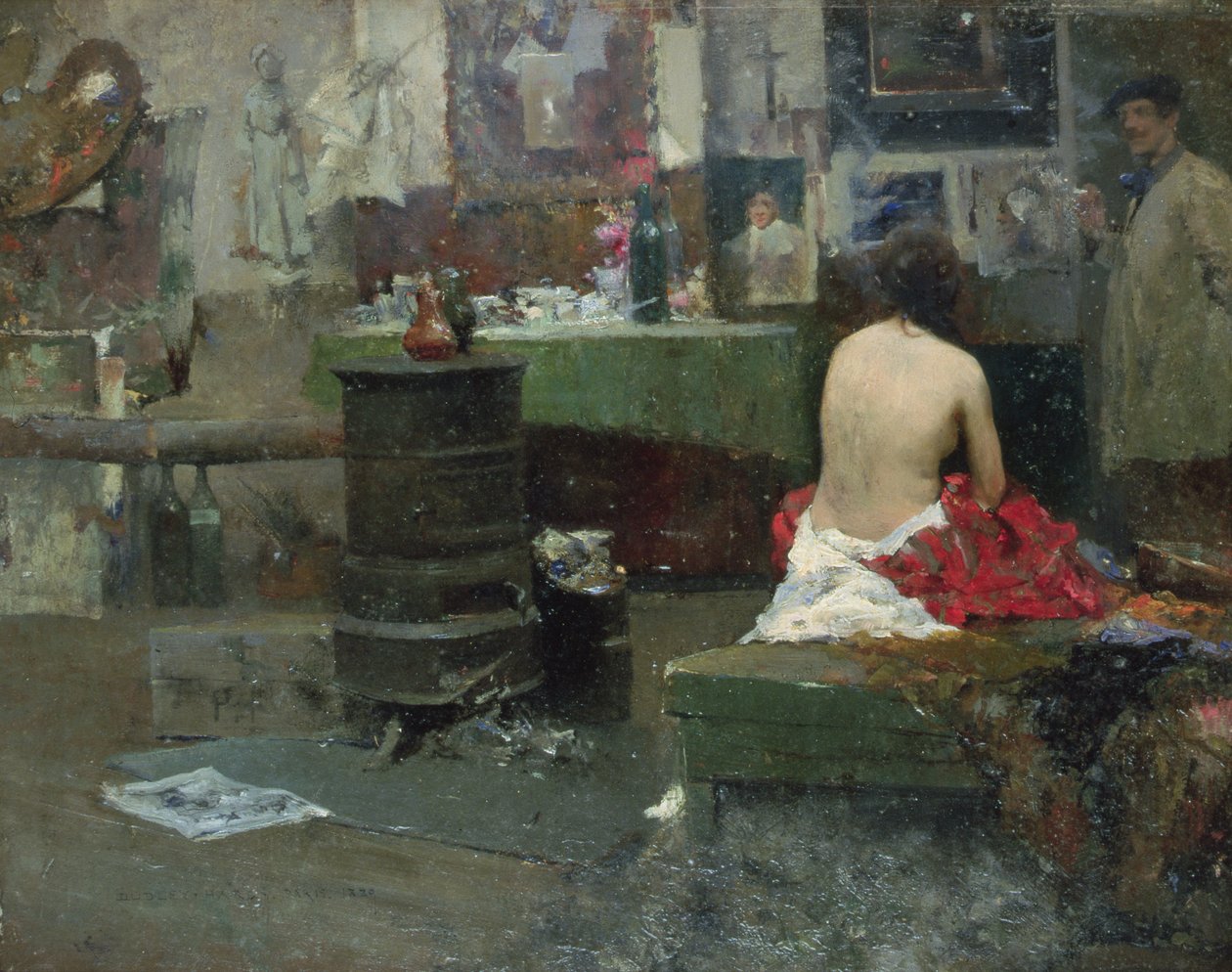 Tyhjänpäiväisiä hetkiä, 1889 tekijältä Dudley Hardy