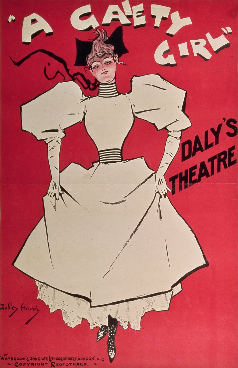 Juliste "A Gaiety Girl" Daly