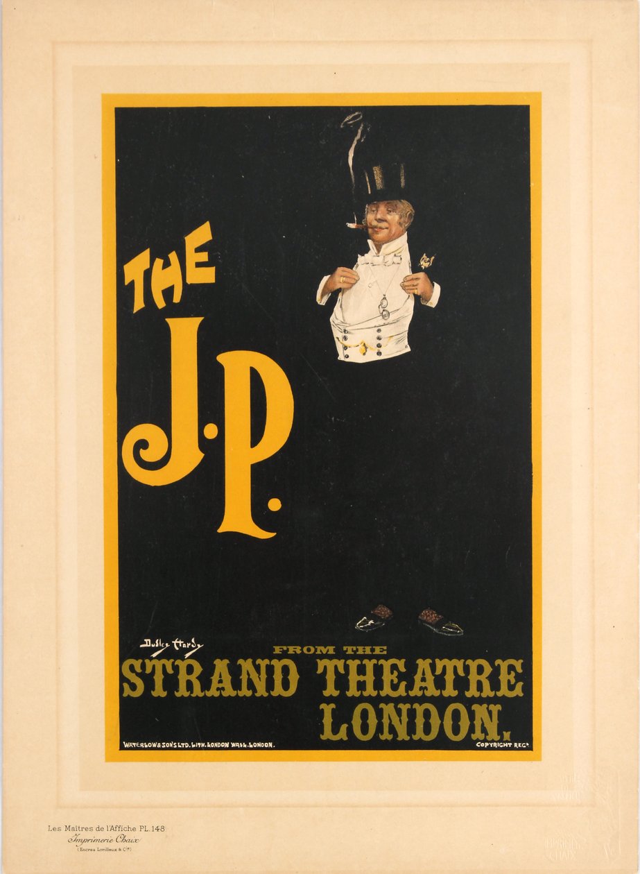 J.P. Strand Theatre Londonista, 1898. tekijältä Dudley Hardy