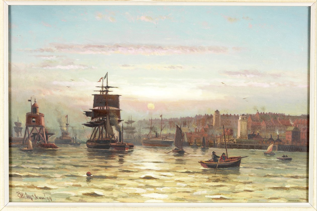 Sisäänkäynti Tyneen, Sunset tekijältä Duncan F. McLea