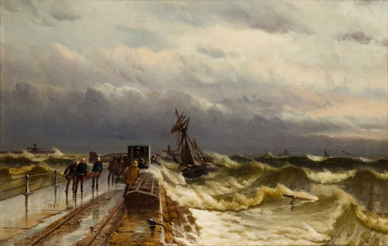 Barkin hylky "Jacob Rothenberg", 28. marraskuuta 1878, 1887 tekijältä Duncan F. McLea