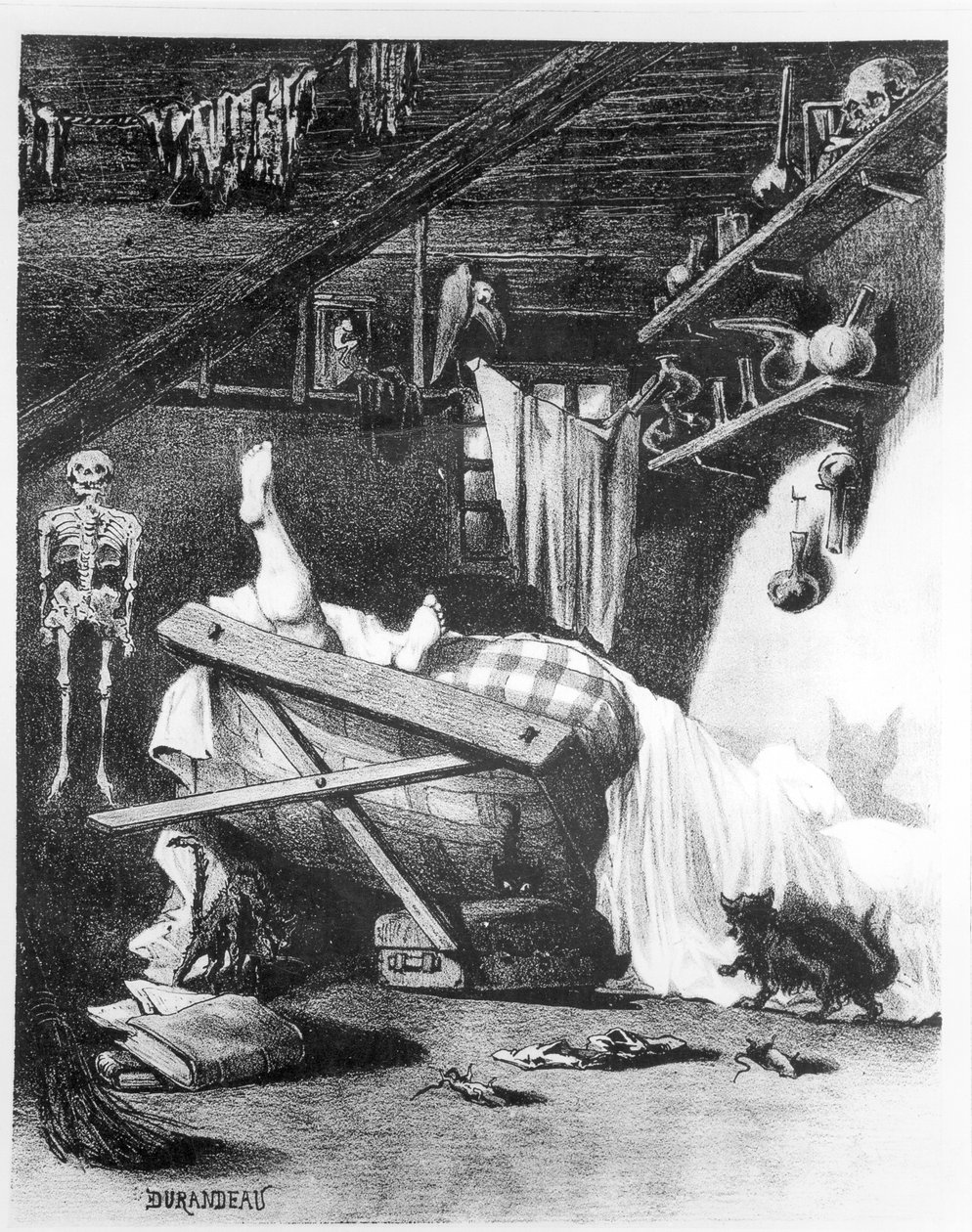 Herra Baudelairen yöt (1821-67) tekijältä Durandeau