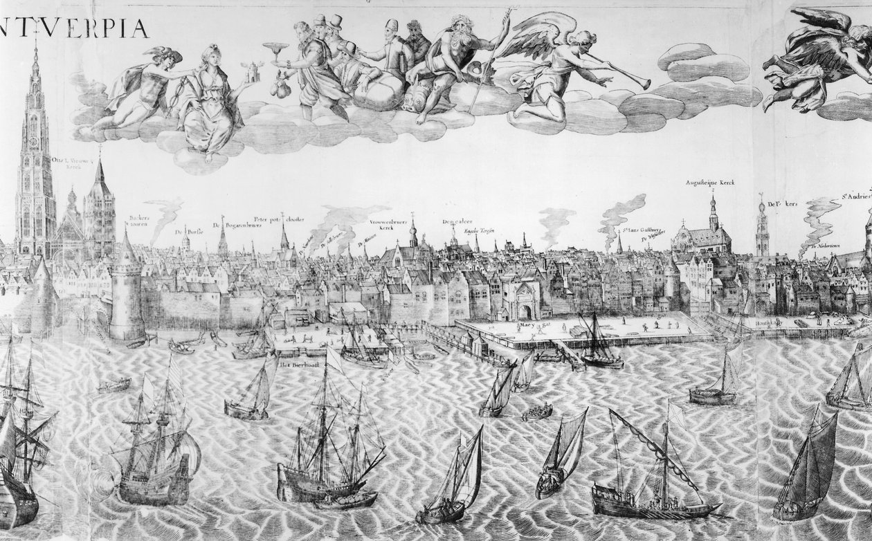 Antwerpenin kaupunkisuunnitelma, 1549 tekijältä Dutch School